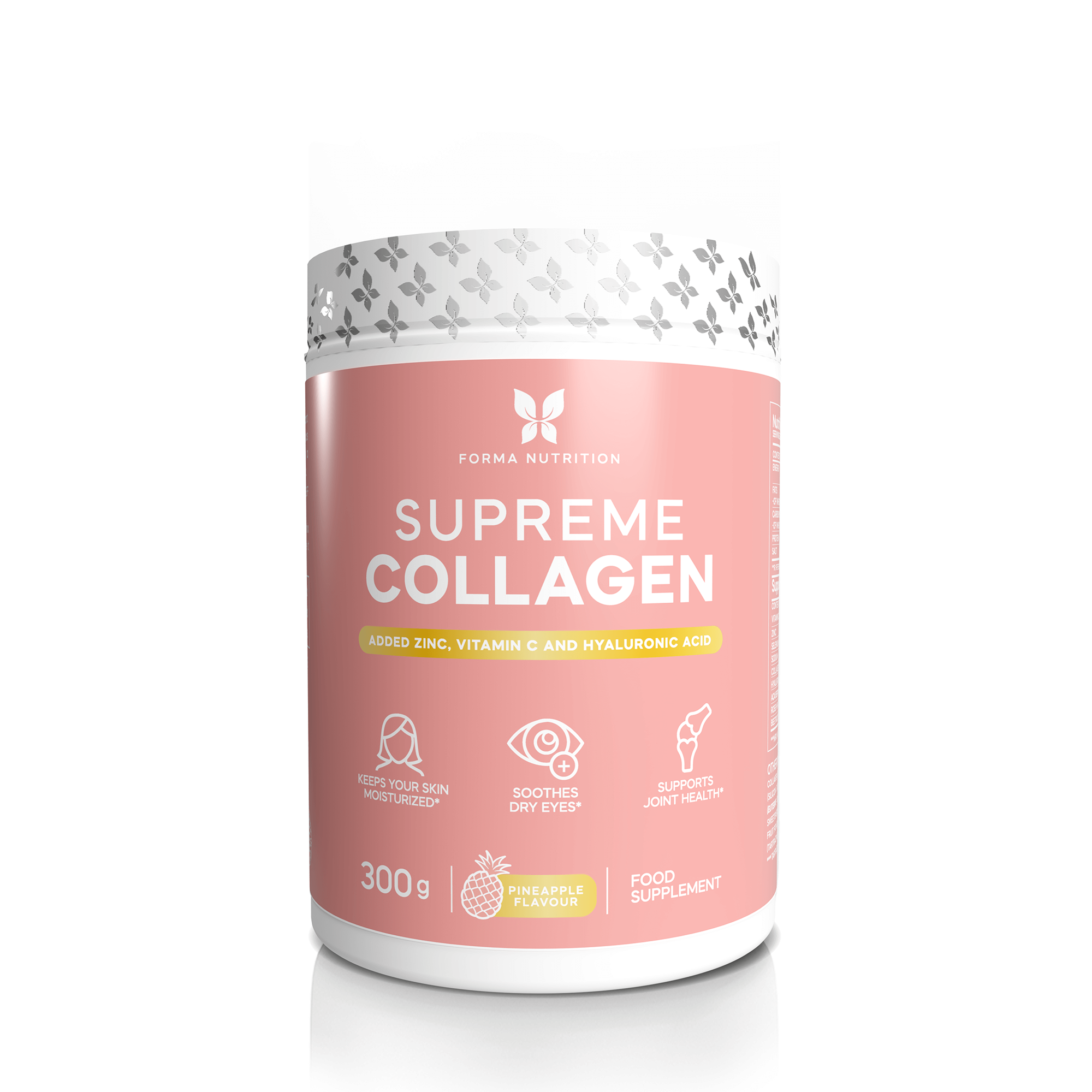 FORMA NUTRITION Supreme Collagen + Zinc, Vitamin C and Hyaluronic Acid 300G
