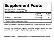 FORMA NUTRITION Acetyl L-Carnitine 750mg/ 120 Capsules